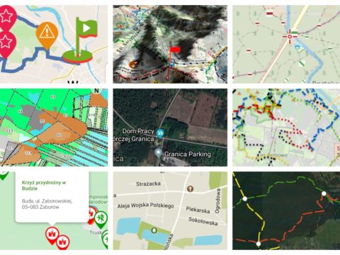 Cyfrowe mapy Puszczy Kampinoskiej