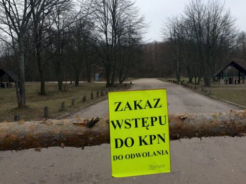 Zakaz wstępu do Kampinoskiego Parku Narodowego